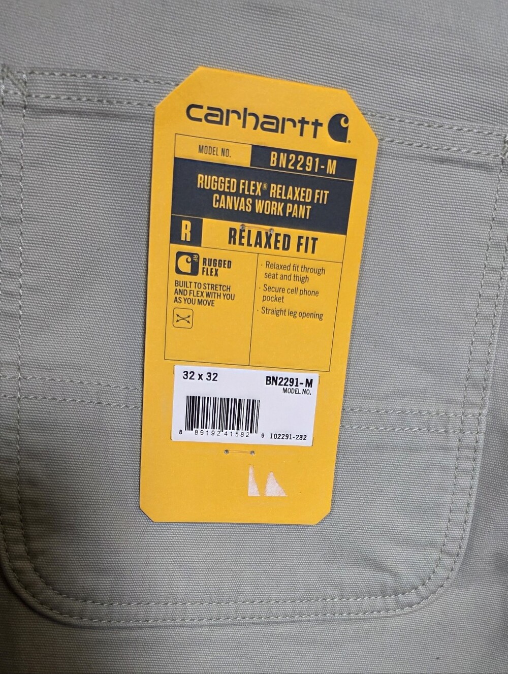 Carhartt Men's Cargo Pants - Beige 32x32